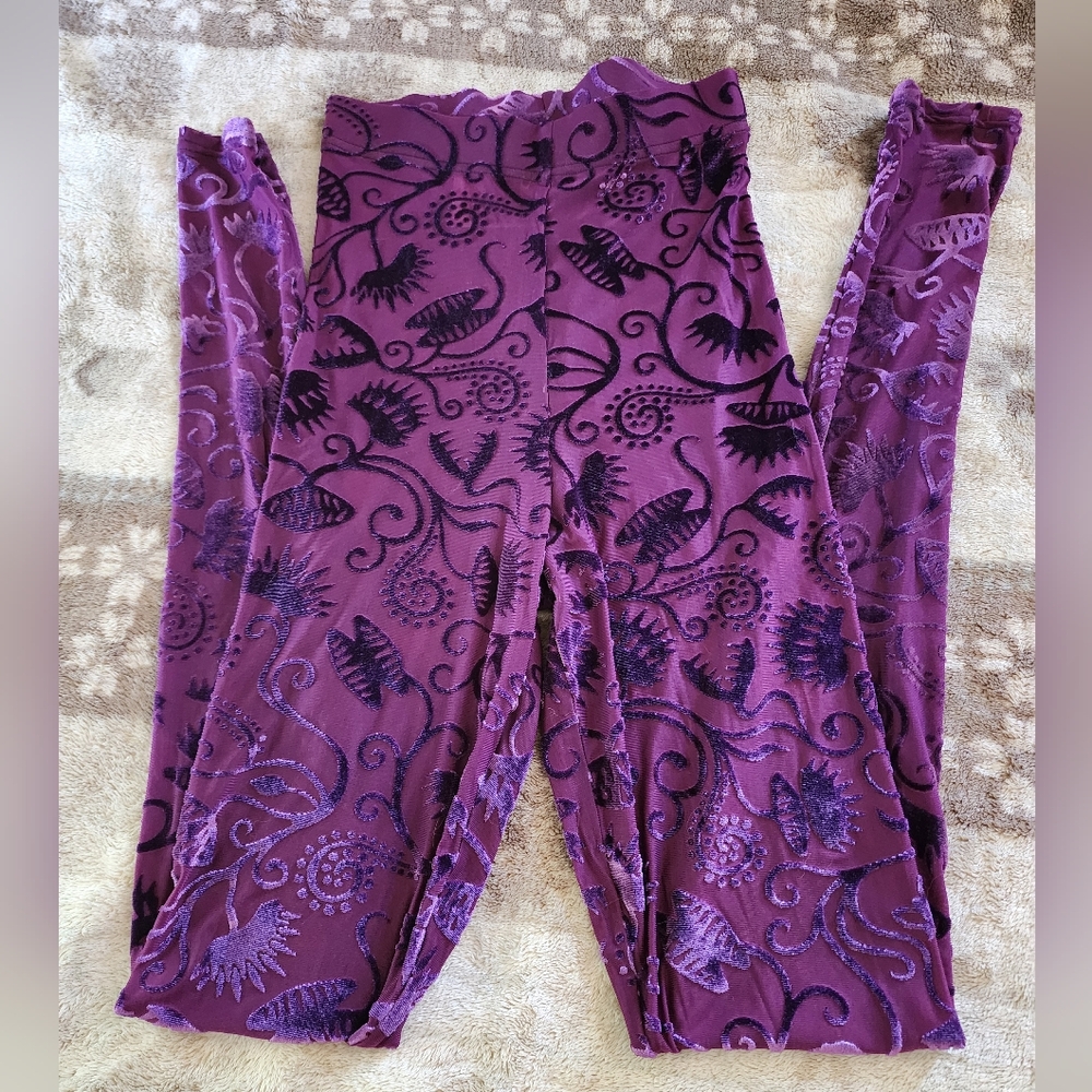 Black Milk I Eat Flies HW leggings purple Limited